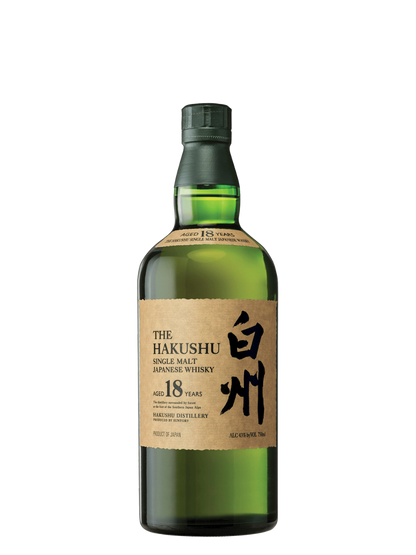 Hakushu 18 Year Old Single Malt Japanese Whisky 700ml