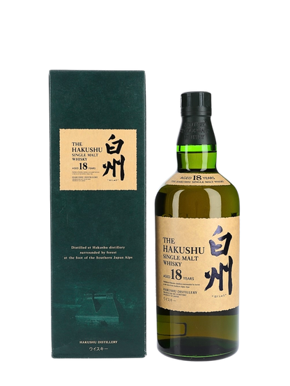 Hakushu 18 Year Old Single Malt Japanese Whisky 700ml