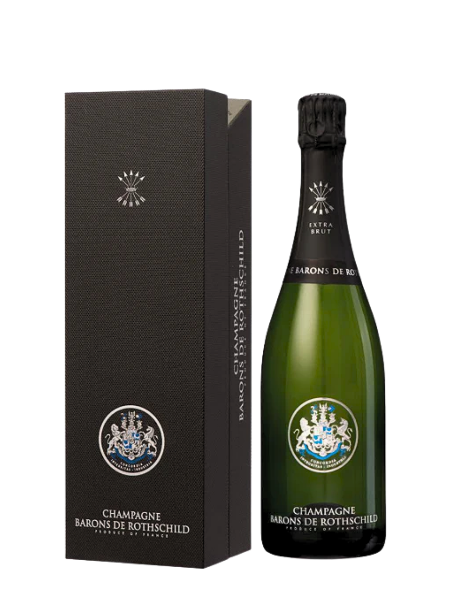 Champagne Barons De Rothschild Extra Brut NV Giftbox