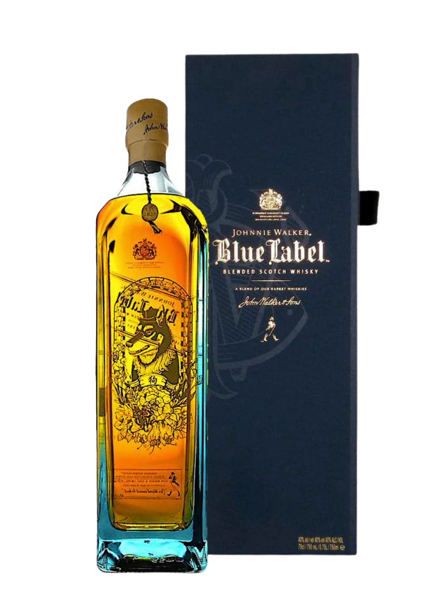 Johnnie Walker Blue Label Zodiac Collection Year of the Dog Blended Scotch Whisky 1L