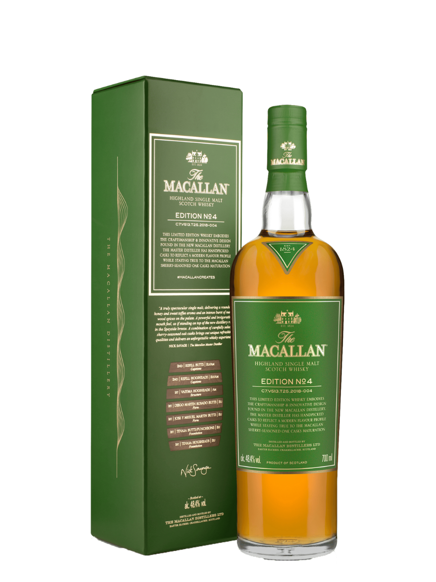 The Macallan Edition No. 4 Single Malt Scotch Whisky 700ml